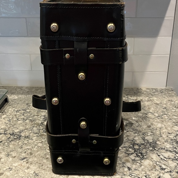 Military Leather Briefcase VIII Class 1 SPEC KK-B-650A Black Heavy Duty Vintage - Picture 10 of 10